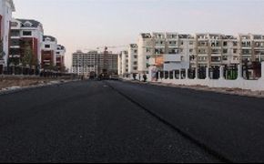 2006年承建的达拉特旗树林召镇小区二路市政道路及配套管网工程